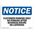 thumbnail image 1 of SignMission OS-NS-A-1218-L-17049 12 x 18 in. OSHA Notice Sign - No Loitering Sign, 1 of 1