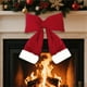 thumbnail image 3 of Adorno Navideño Grande con Forma de Pajarita Tridimensional para Hoteles, Centros Comerciales y Paredes | Terciopelo Rojo y Verde | Decoración para Interiores y Exteriores - 1 Unidad Gmm250711002B, 3 of 7