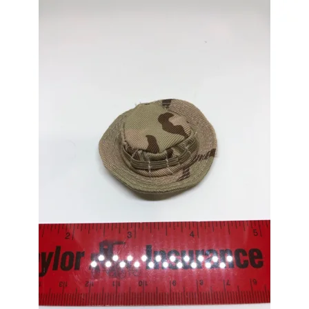 Gi Joe Cloth Beige Camo Hat For 12" Action Figure 1/6 Scale 1:6 21St Century