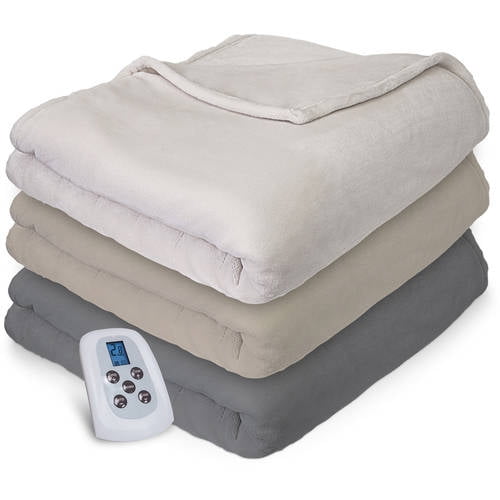 Serta Comfort Plush Heated Blanket with Programable Digital Controller