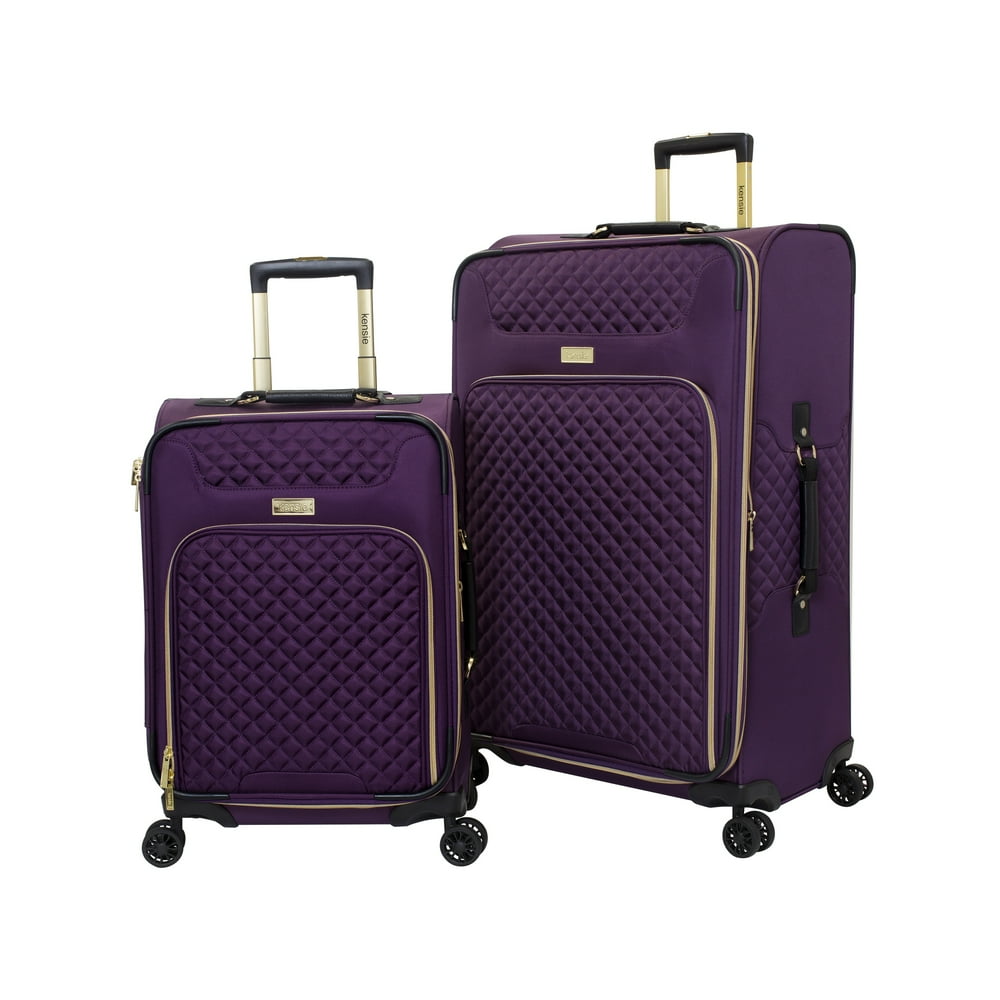 Kensie 2piece Softside Expandable DualSpinner Luggage Set Walmart