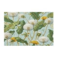 thumbnail image 2 of IAUYY Set of 2 Inch Bath Mat Thick Soft Plush Shower Mat TPR Backing Material Non Slip Bath Mats for Bathroom for Tub Shower Hotel Retro-style Dandelions, 2 of 9