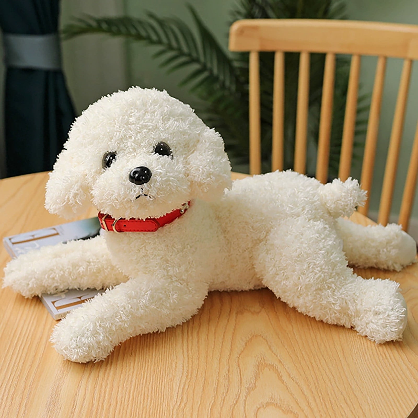 katior Dog Stuffed Animal, Doodle Puppy Plush Toy with Realist Weighted Soft Dog Stuffed Gift for Kids,15 inches