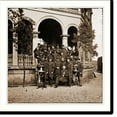 thumbnail image 2 of Historic Framed Print, Charleston South Carolina. Gen. John P. Hatch and staff at headquarters South Batte, 17-7/8" x 21-7/8", 2 of 9