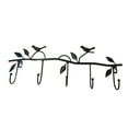 thumbnail image 2 of Decorative Iron Bird Branch Wall Hook Rack, Vintage Multi-Hook Hanger for Coats Hats Keys and Towels, Rustic Black Metal Wall Art Organizer, 2 of 3