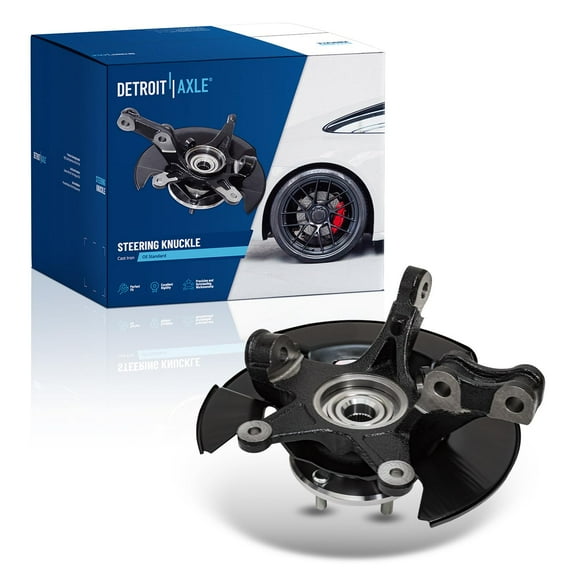 Detroit Axle - Front Left Steering Knuckle & Wheel Hub Bearing Replacement for 2005 2006 2007 2008 Honda Pilot