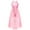 Pink, variant on inhzoy Girls Jumpsuit Wedding Bridesmaid Dress Sleeveless Romper Flower Girl Dresses