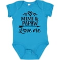 thumbnail image 3 of Inktastic Mimi and Papaw Love Me Boys or Girls Baby Bodysuit, 3 of 5