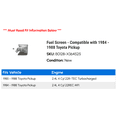 thumbnail image 2 of Fuel Screen - Compatible with 1984 - 1988 Toyota Pickup 1985 1986 1987, 2 of 2