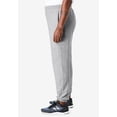 thumbnail image 3 of KingSize Men's Big & Tall Fleece Elastic Cuff Sweatpants, 3 of 5