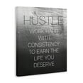 thumbnail image 4 of Stupell Industries Hustle Motivational Definition Text & Numbers Painting Wrapped Canvas Art Print Wall Art, 16 x 20, 4 of 8