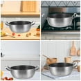 thumbnail image 3 of SHISUYAN Casserole en Acier Inoxydable Double Poignée Casserole Antiadhésive pour Soupe Poêle à Frire (22cm), 3 of 8