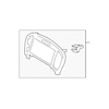 Genuine OE Nissan Trim Bezel - 68260-1KK0A