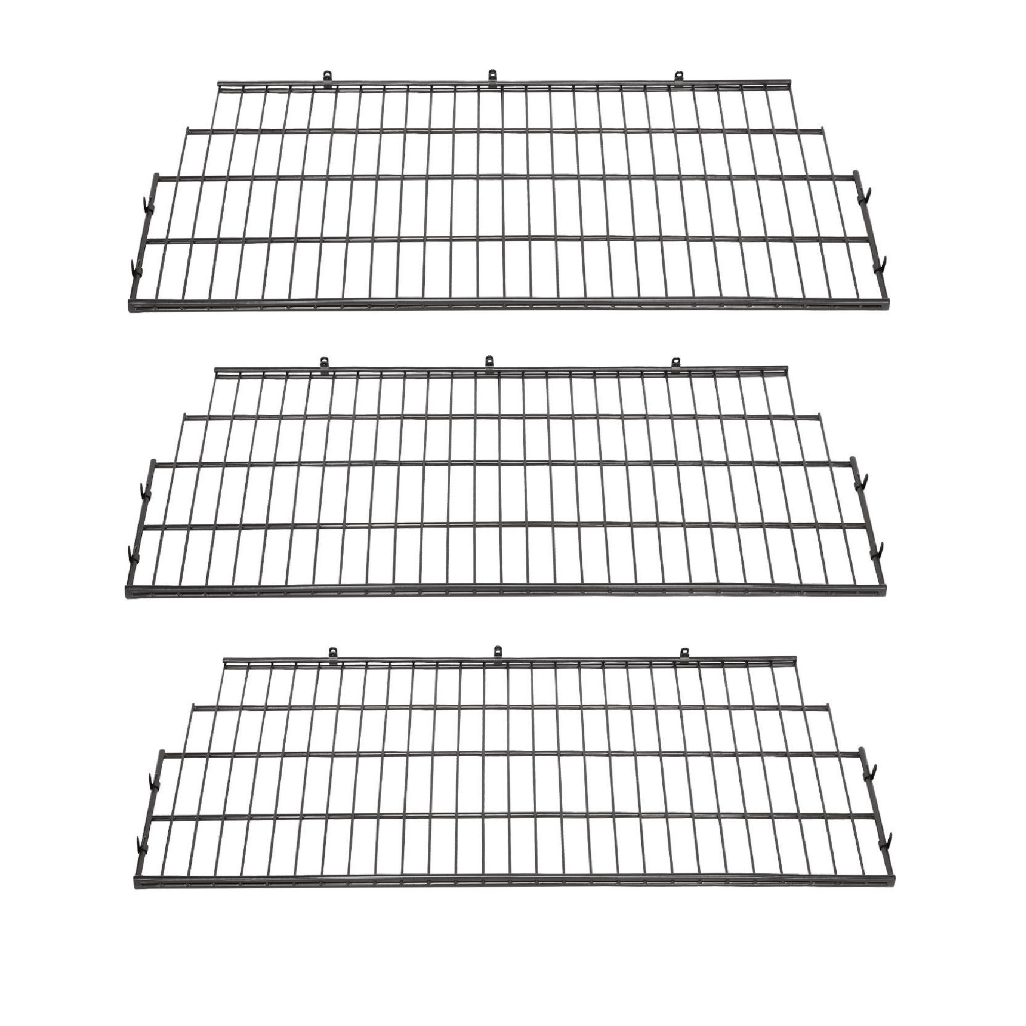 Suncast Vertical Storage Shed Organization Wire Shelf Rack Shelving (3