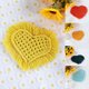 thumbnail image 1 of Posavasos de algodón absorbente para café, bebidas, tejido a mano con borlas, posavasos para bar, aromaterapia artística, decoración de jarrones, comedor, calor (corazón de amor), 1 of 8