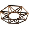 thumbnail image 2 of 24"OD x 9 3/8"ID x 3/4"P Guardian Architectural Grade PVC Pierced Ceiling Medallion, Antiqued Copper, 2 of 10