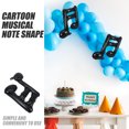 thumbnail image 3 of GOOHOCHY 10 globos con notas musicales para fiestas de cumpleaños y bares., 3 of 7