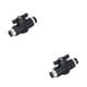 thumbnail image 2 of Conector Válvula de mano Speravity Resistencia de alta presión ajustable BUC-8(8mm) 2piezas Negro CBP439924, 2 of 6