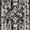 Black and White/Black, variant on Unique Loom Portland Collection Area Rug - Depoe (5' 3" Round Black and White/Black)