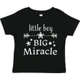 thumbnail image 3 of Inktastic Little Boy, Big Miracle Boys Toddler T-Shirt, 3 of 5