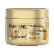 Pantene Leave in Conditioner Miracle Rescue, Curl Define and Shine, 10.1 fl oz