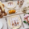 thumbnail image 6 of QuanTara Easter Bunny Paper Napkins 20 Count, Multicolor Bunny & Egg Design Disposable Napkins for Holiday Party, Easter Dinner, 4.92x4.92in, 1-Pack, 6 of 6