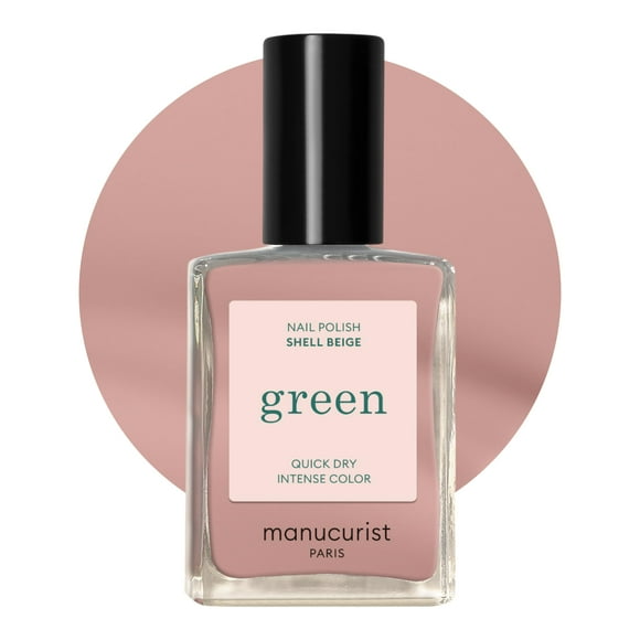 Esmalte de uñas Manucurist Green Shell Beige, 15 ml, 9 unidades, vegano