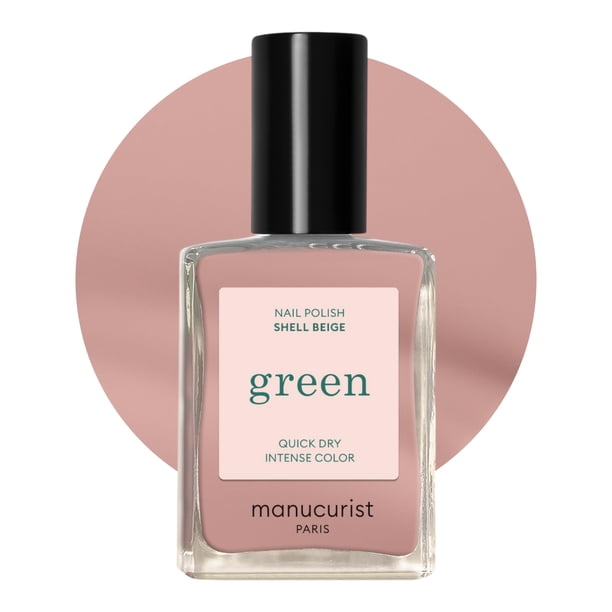 Esmalte de uñas Manucurist Green Shell Beige, 15 ml, 9 unidades, vegano
