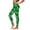 Green, variant on Vekome Green Womens Leggings Plus Size St Patricks Day High Waisted Yoga Pants Seamless Clover Lightweight Running Tights L