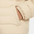 thumbnail image 4 of Nike Sportswear Lightweight Synthetic Fill Big Kids' Loose Hooded Jacket Color: Sanddrift/Sanddrift/White Size: L, 4 of 6