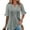 A_ Gray, variant on Olyvenn Stylish Women's 3/4 Length Sleeve Shirts Summer Floral Tunic Tops V Neck Shirts Loose Fit Henly Blouse for Leggings Gray XXL