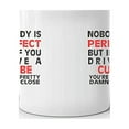 thumbnail image 3 of Nobody's Perfect Except NISSAN CUBE Drive Coffee Tea Ceramic Mug Office Work Cup Gift 15oz, 3 of 3