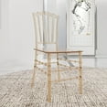 thumbnail image 2 of LeisureMod Acrylic Dining Chair Modern Windsor Back Transparent Design for Modern Home, Kitchen, Synth Collection Set of 2 in Clear, 2 of 8