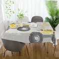 thumbnail image 5 of Yayeee Tablecloths for Rectangular Tables 60 x 120 inch Party Table Cover, Trucks Pattern, 5 of 6