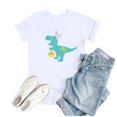 thumbnail image 1 of Débardeurs d'Été Grande Taille pour Femmes T-Shirts Imprimés Col Rond Manches Courtes Graphiques T-Shirts Col en V Femmes en Liquidation, 1 of 4