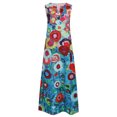 thumbnail image 3 of Babysbule Womens Summer Dresses, Women's Casual Long Dress With Striped Floral Print Sleeveless Maxi Dress, 3 of 9