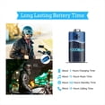 thumbnail image 2 of Auriculares Bluetooth 5.0 para Casco de Motocicleta, Auriculares Inalámbricos, Interfono Estéreo para Moto, Manos con Micrófono Reductor, 2 of 5