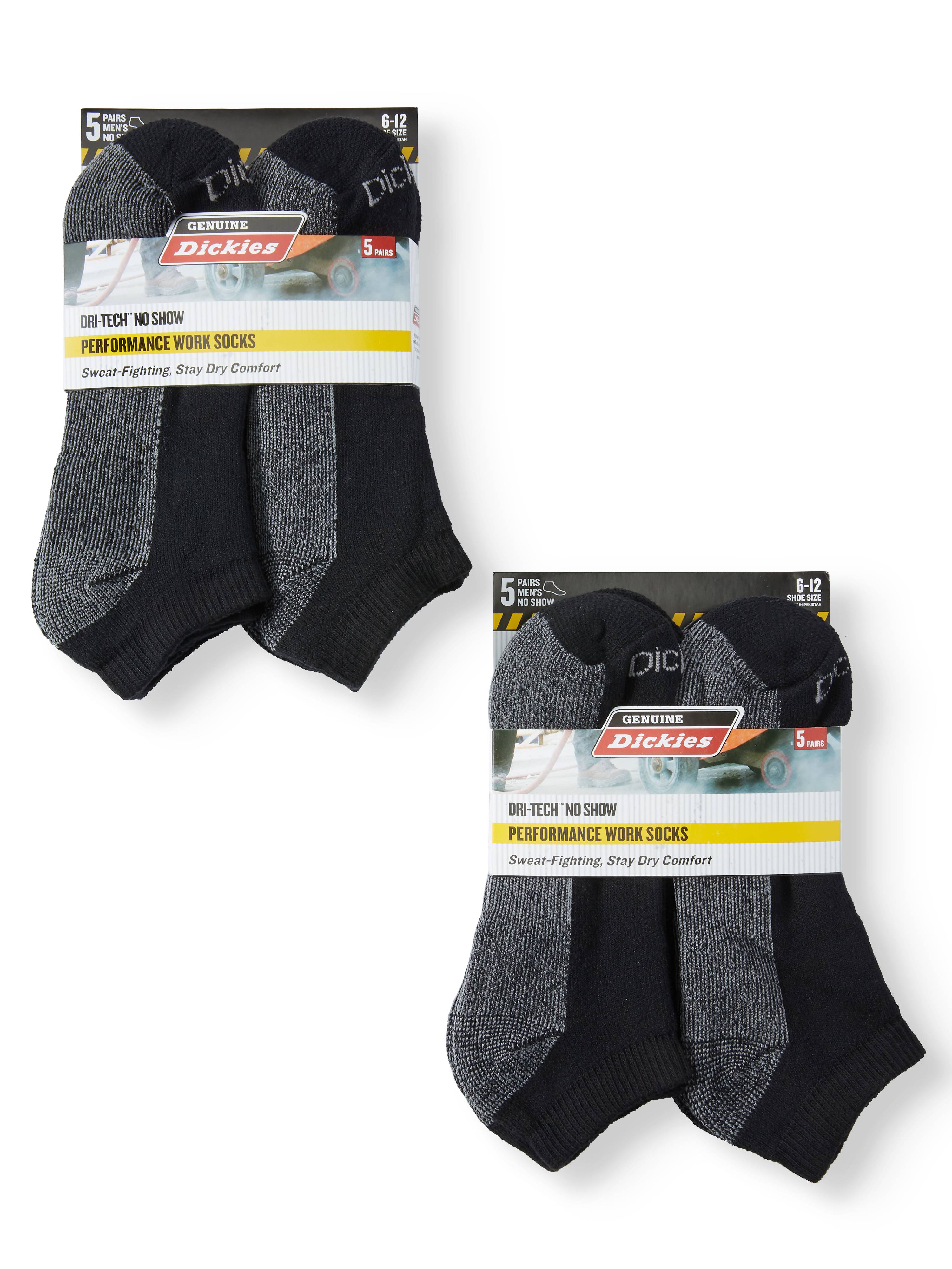 Men's Dri-Tech Comfort No Show Work Socks, 10-Pack - image 2 of 2