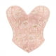 thumbnail image 1 of Faja moldeadora de cintura para mujer, sujetador con tirantes en la espalda y estampado retro, top de cintura retro, faja moldeadora de cintura de poliéster para mujer, 1 of 8