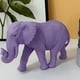 thumbnail image 5 of Estatua de elefante decorativa, figura de elefante, artesanía de resina decorativa, adorno de elefante Violeta, 5 of 9