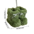 thumbnail image 2 of Christmas Plush Mini Boots Ornaments For Tree Hanging And Holiday Home Decoration With Festive Seasonal Charm, 2 of 6
