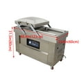 thumbnail image 5 of TECHTONGDA Two Chamber Vacuum Packaging Machine Stainless Steel Food Vacuum Sealer DZ-500/2SB 110V, 5 of 15