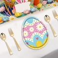 thumbnail image 5 of MXTPOV 10pcs Paper Plates for Party, Cute Easter Eggs Shaped Plates for Holiday Picnic, Easter Decorations, Disposable Plates, Home Decor, 5 of 5