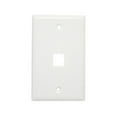 thumbnail image 1 of axGear 10 Packs Wall Plate 1 Port White Unbreakable Toggle Outlet Cover, 1 of 4
