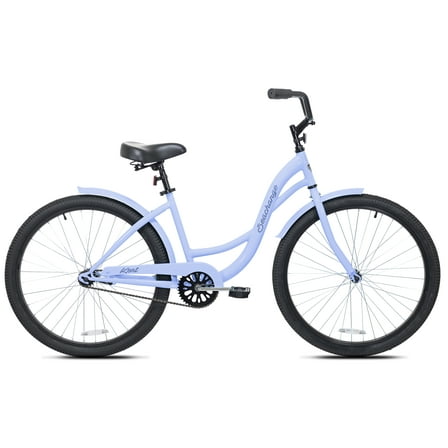 26" Kent Bicycles Adult Ladies Seachange Beach Cruiser Bike, Periwinkle Blue