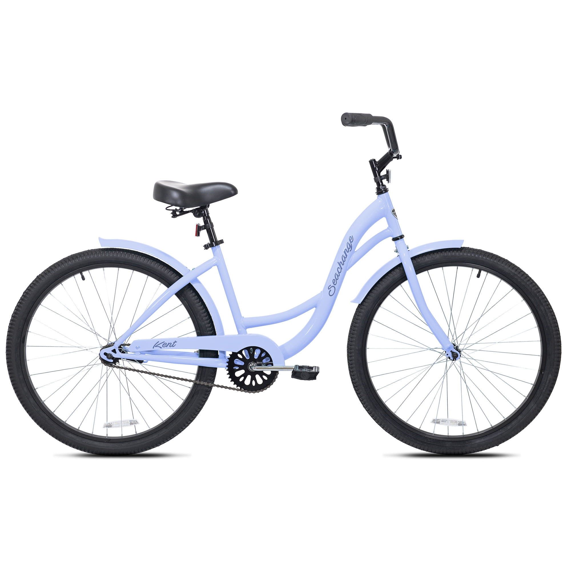 Kent Bicycles Adult Ladies Seachange Beach Cruiser Bike 26 inch, Periwinkle Blue