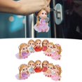 thumbnail image 4 of 12pcs, Cute Cartoon Keychain Cartoon Keyring 4.7in   for Room Keys, 4 of 7