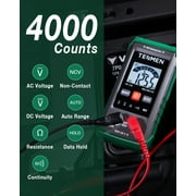 TESMEN TM-510 Digital Multimeter, Auto-Ranging Electrical Tester with 4000 Counts, Measures Voltage, Current, Resistance for Home, Car, DIY