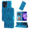 thumbnail image 2 of Funda tipo cartera GANGXUN para OPPO Find X5 Pro , diseño girasol, cuero PU, soporte, cierre magnético, tarjetero, 2 of 5