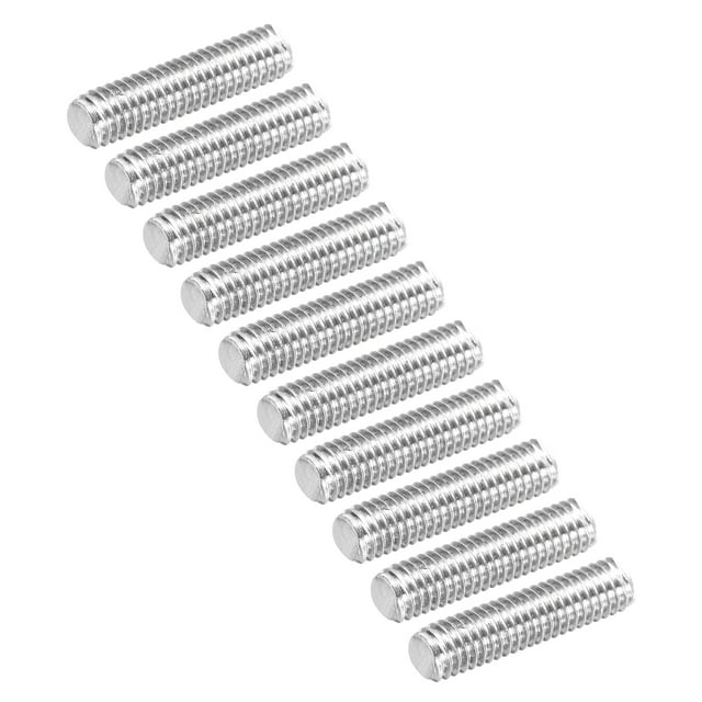 Lot de 30 Tige Entièrement Filetée M6 x 25mm Pas de Filetage 1mm Acier Inoxydable 304 Tiges Filetées à Droite